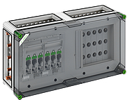 Boîtier combiné avec cartouches à couteaux - GST 402 KN-400