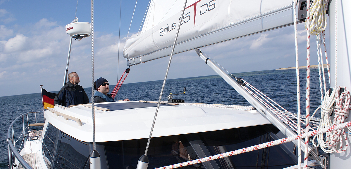 Sirius 35 DS en haute mer